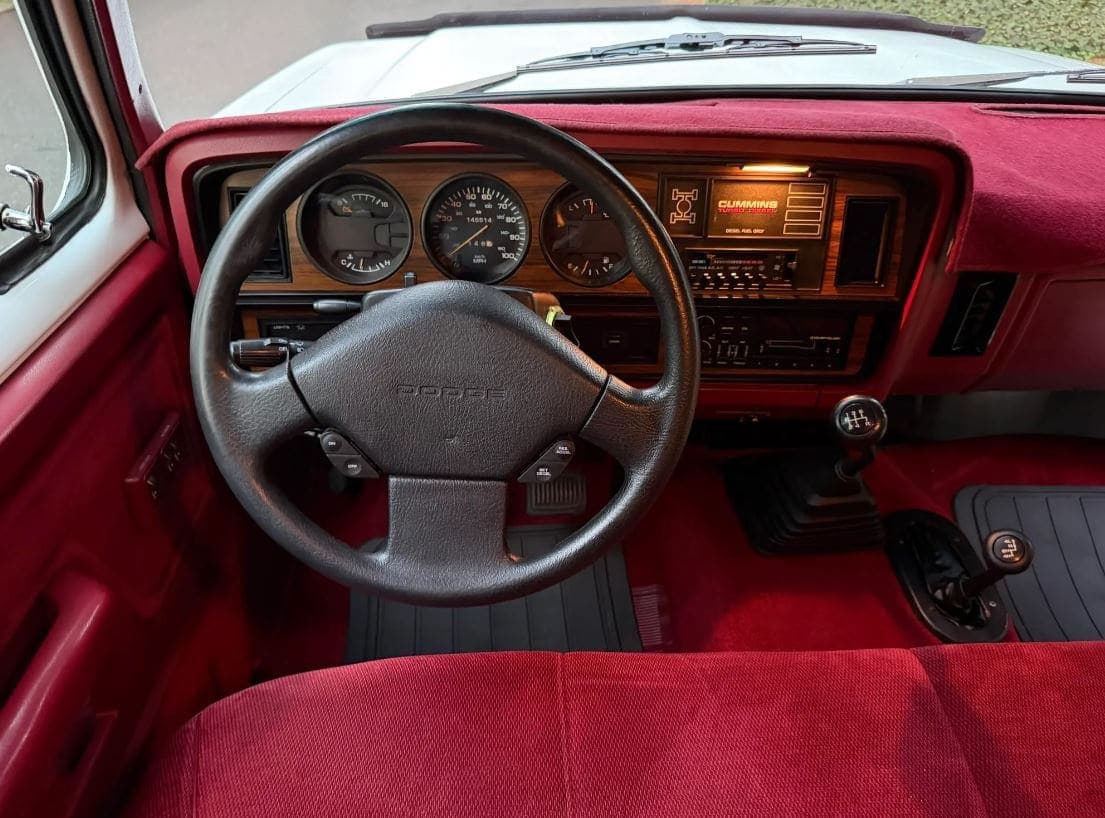 1993 Dodge Ram W250 LE Club Cab Cummins 4×4 5-Speed, view