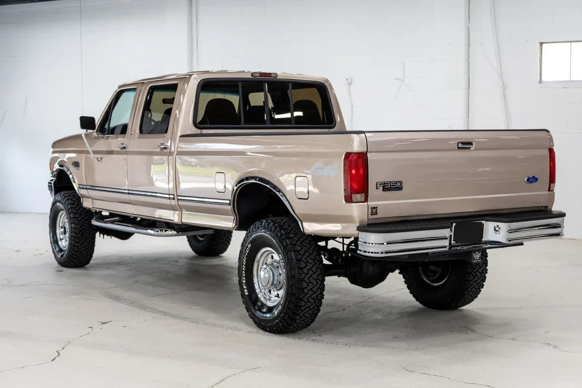 1997 FORD F350 CREW CAB XLT LONG BED, view