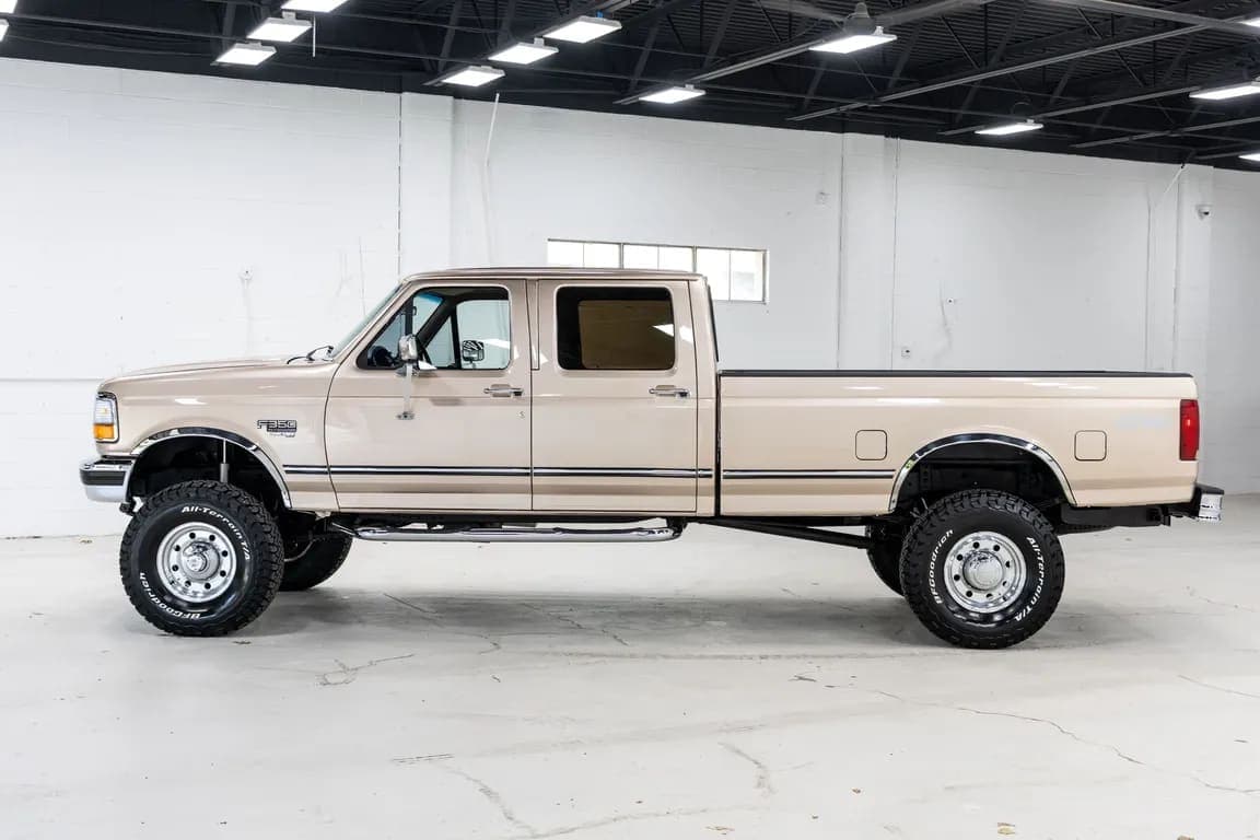 1997 FORD F350 CREW CAB XLT LONG BED, view
