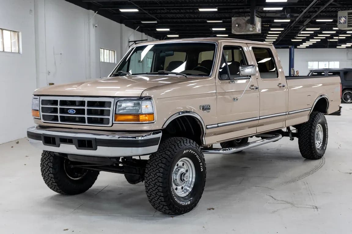 1997 FORD F350 CREW CAB XLT LONG BED, view