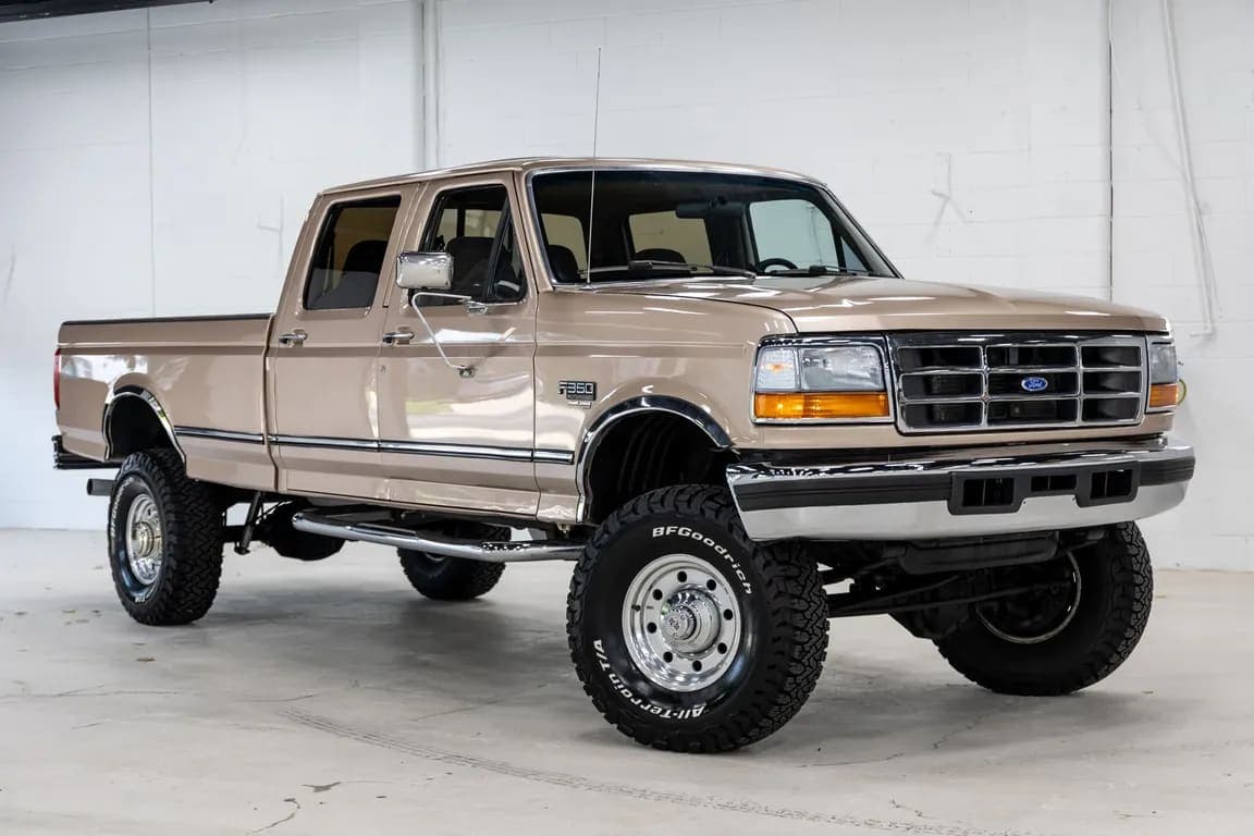 1997 FORD F350 CREW CAB XLT LONG BED, view