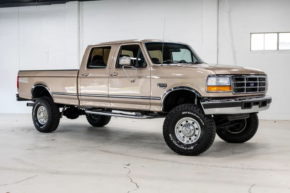 1997 FORD F350 CREW CAB XLT LONG BED, view