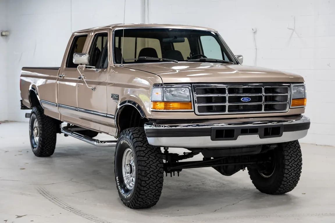 1997 FORD F350 CREW CAB XLT LONG BED, view