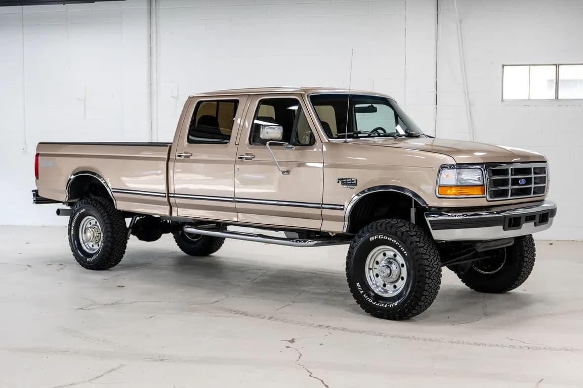1997 FORD F350 CREW CAB XLT LONG BED, view