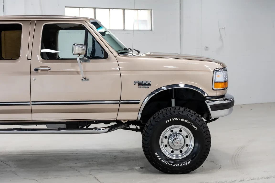 1997 FORD F350 CREW CAB XLT LONG BED, view
