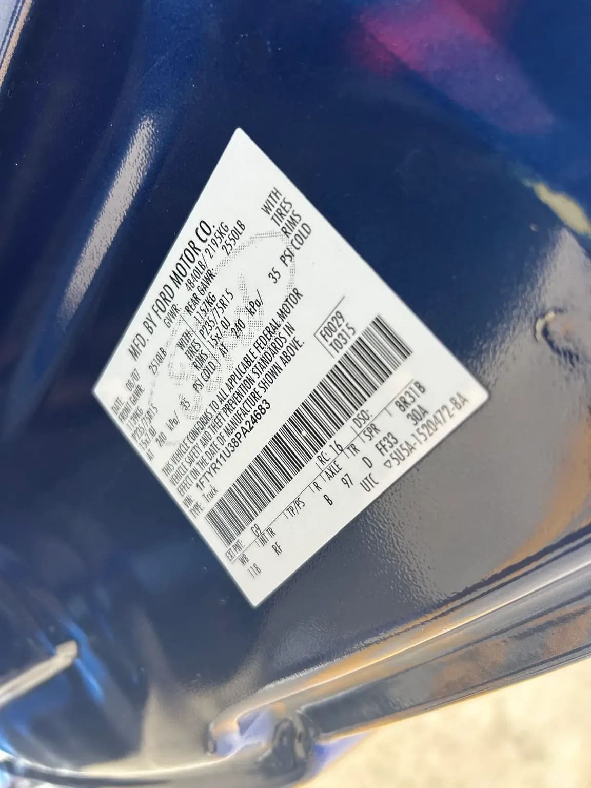 2008 Ford Ranger XLT, view