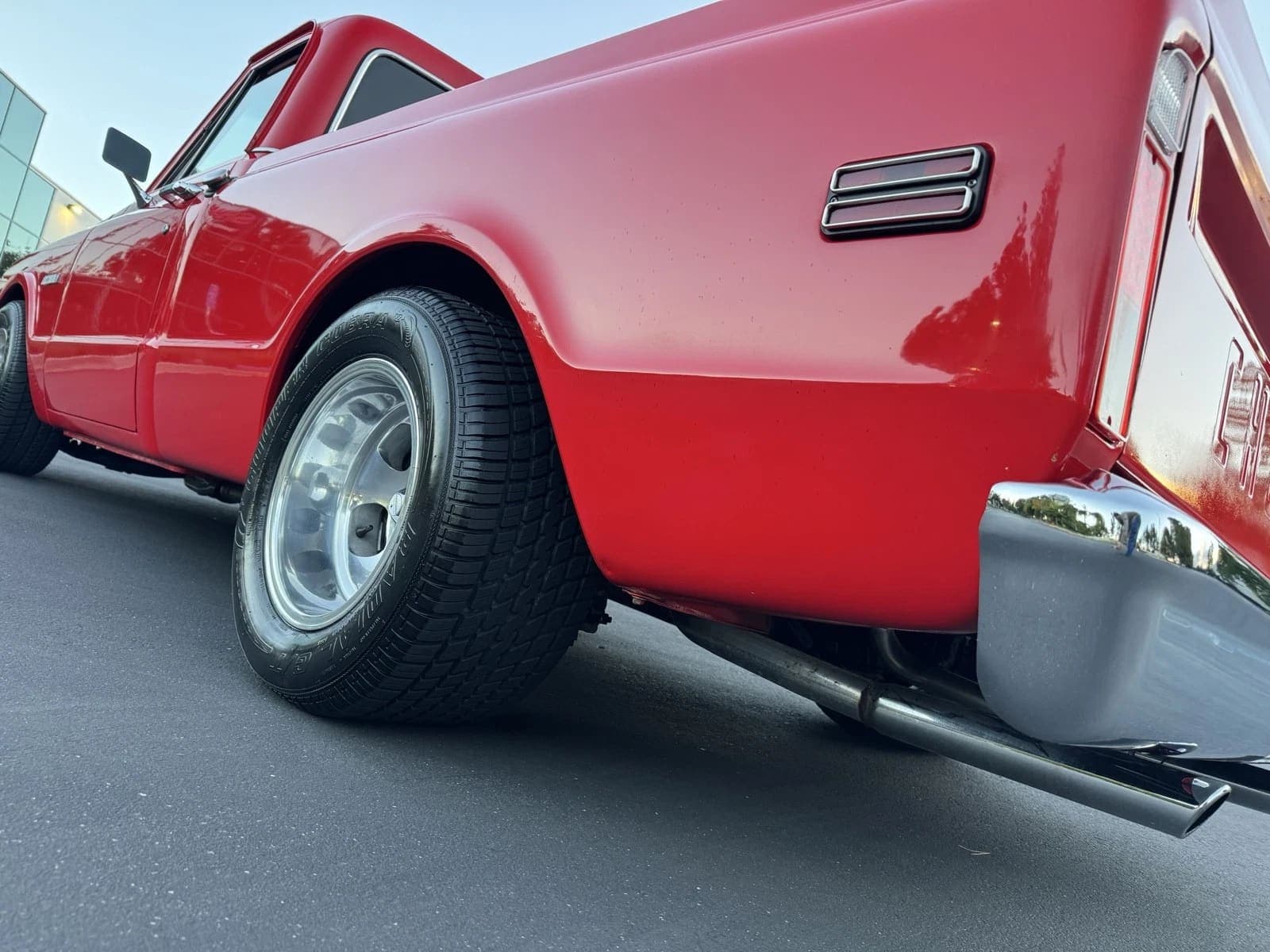 1972 Chevrolet C-10 Pickup Red RWD Automatic Cheyenne, view