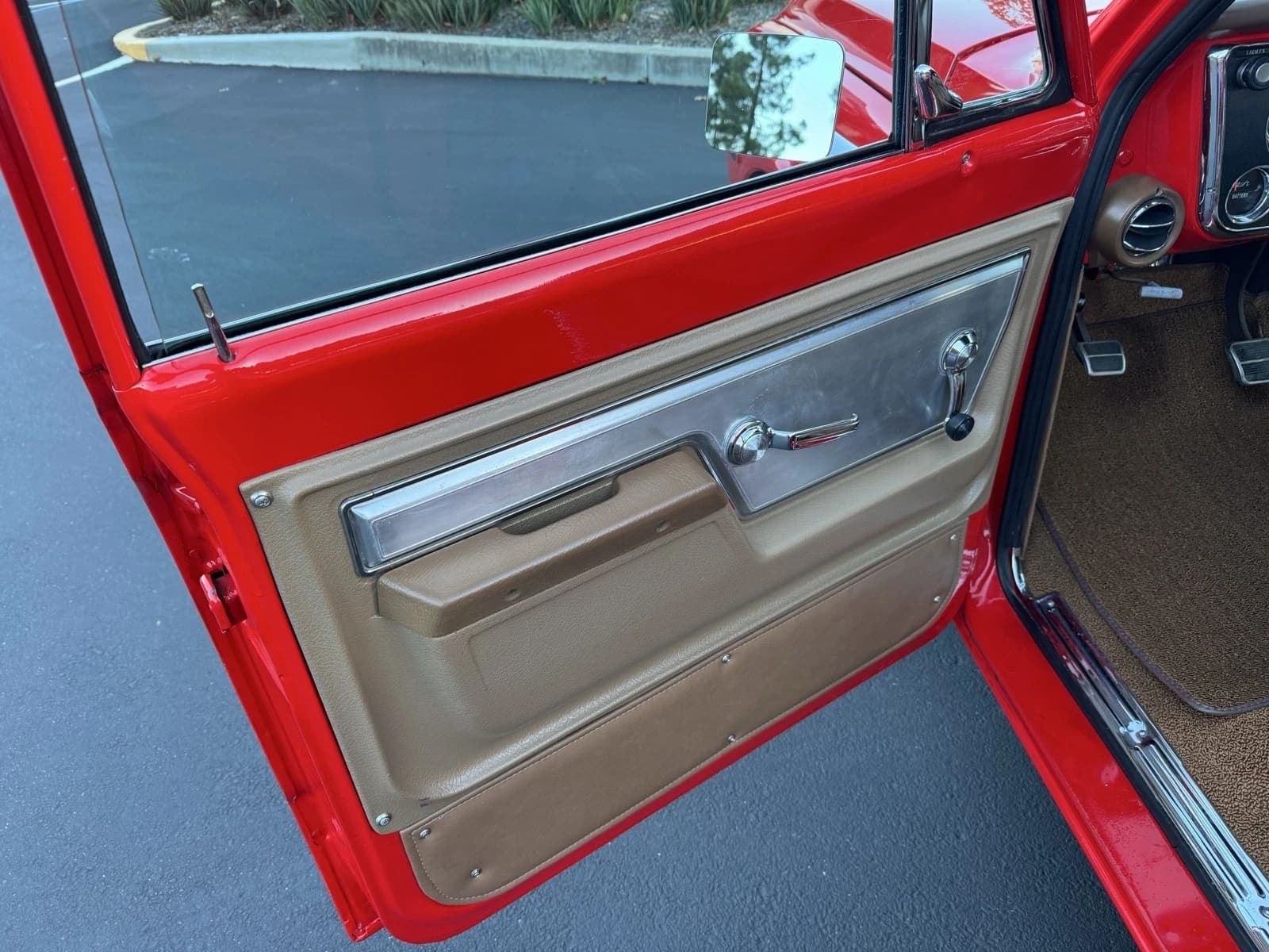 1972 Chevrolet C-10 Pickup Red RWD Automatic Cheyenne, view